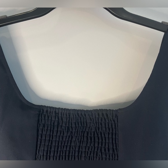 WAYF Cora Tailored Sleeveless Snap-Front Crop Top sz M - Midnight Navy - Picture 10 of 16